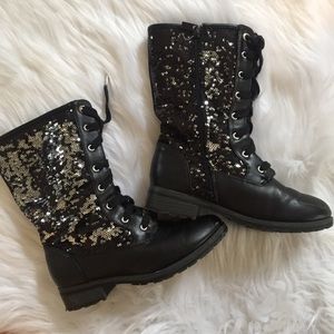 MICHAEL Michael Kors Combat Boots - Kids